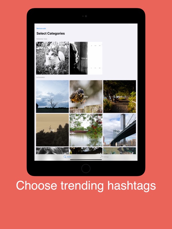 Hashtags Creator iPad screenshot 1