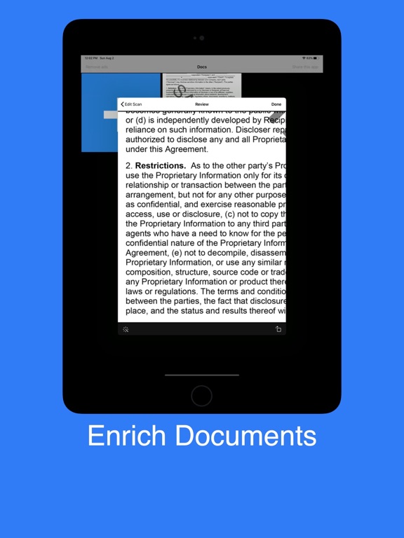 Scan Via Cam iPad screenshot 1